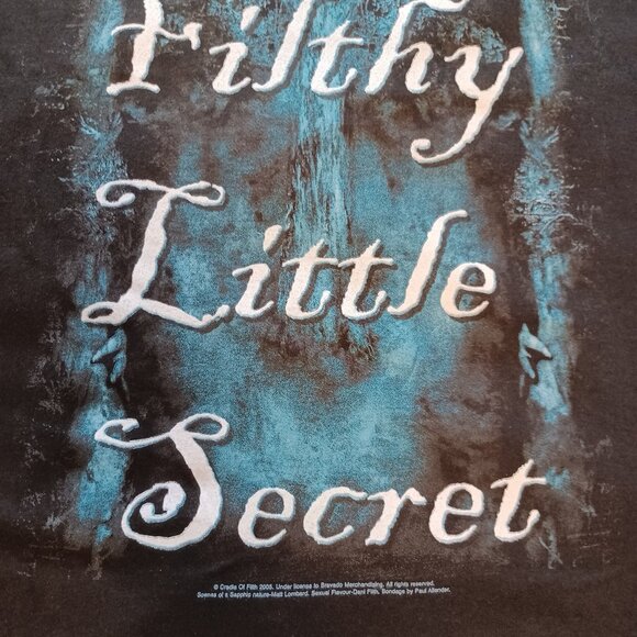 Y2K 2005 Cradle of Filth "Filthy Little Secret" Long Sleeve T-Shirt Adult XL - Picture 6 of 16